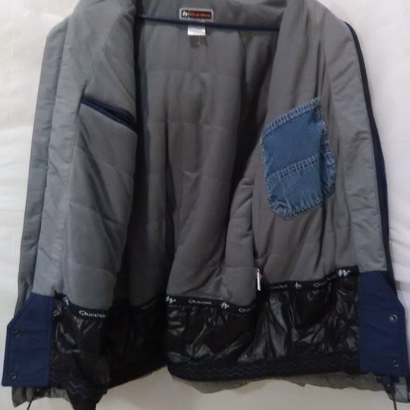 Decathlon Quechua Men's Hooded Winter/Ski Jacket Color Navy/Gray Size XL - Picture 2 of 8